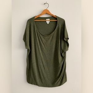 Olive green tee by Sunday